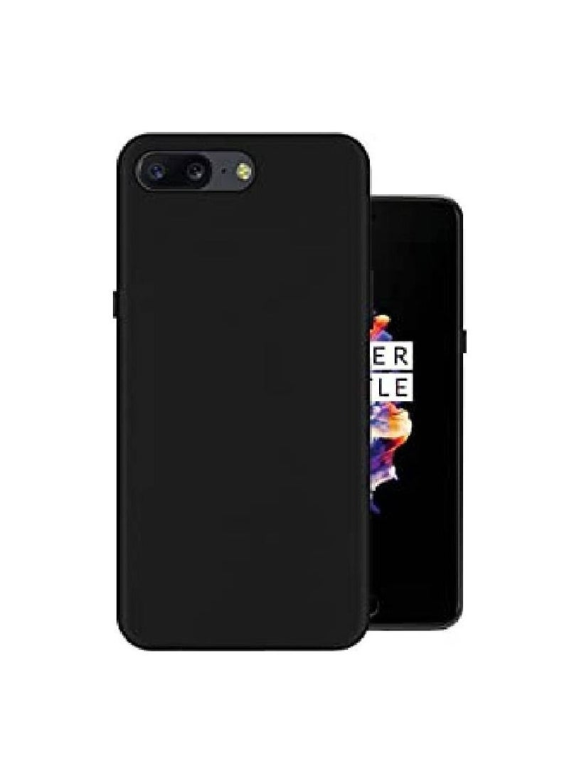 vesus Ultra-thin Silicone Full Body Protection Cover Case One Plus 5 Black - Image 2
