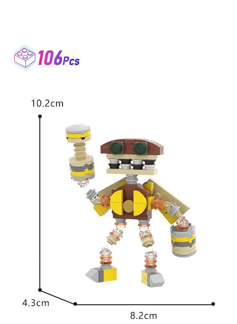106 Pcs My Singing Monster Game Toys Building Block Gift For My Singing Monster Game Fans Girls And Boys