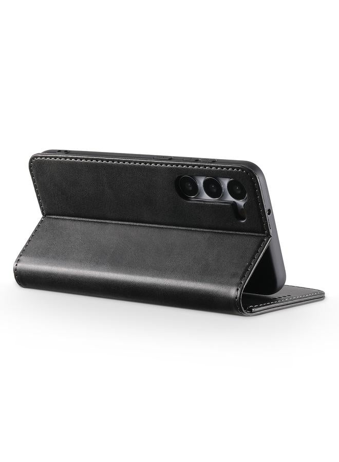 Suteni Case For Samsung Galaxy S24 5G Calf Texture Horizontal Flip Leather Phone Case - Image 3