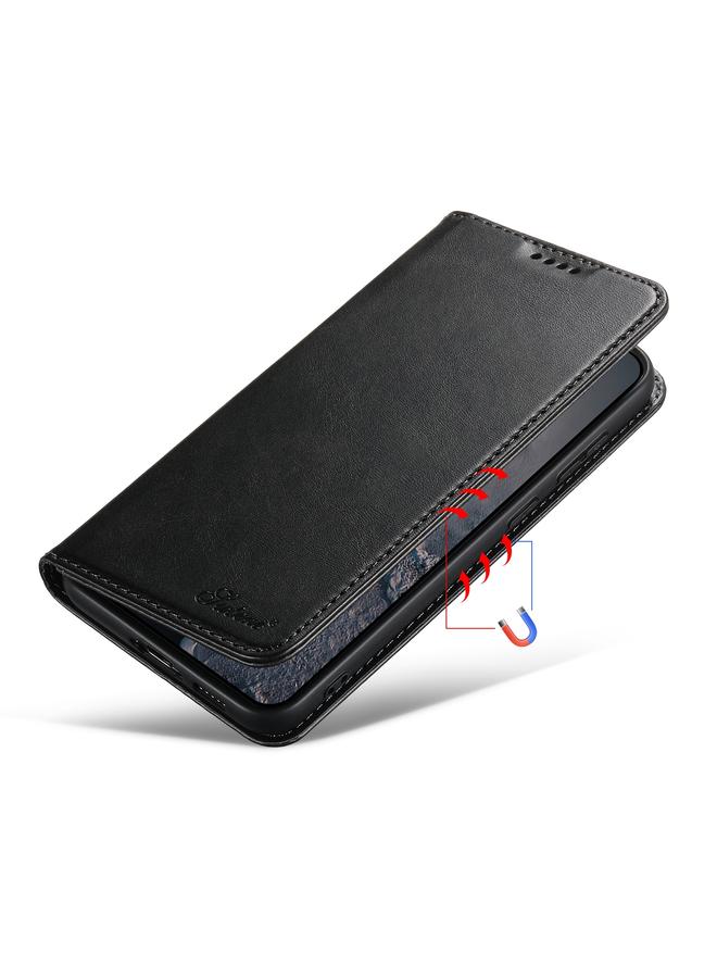 Suteni Case For Samsung Galaxy S24 5G Calf Texture Horizontal Flip Leather Phone Case - Image 2