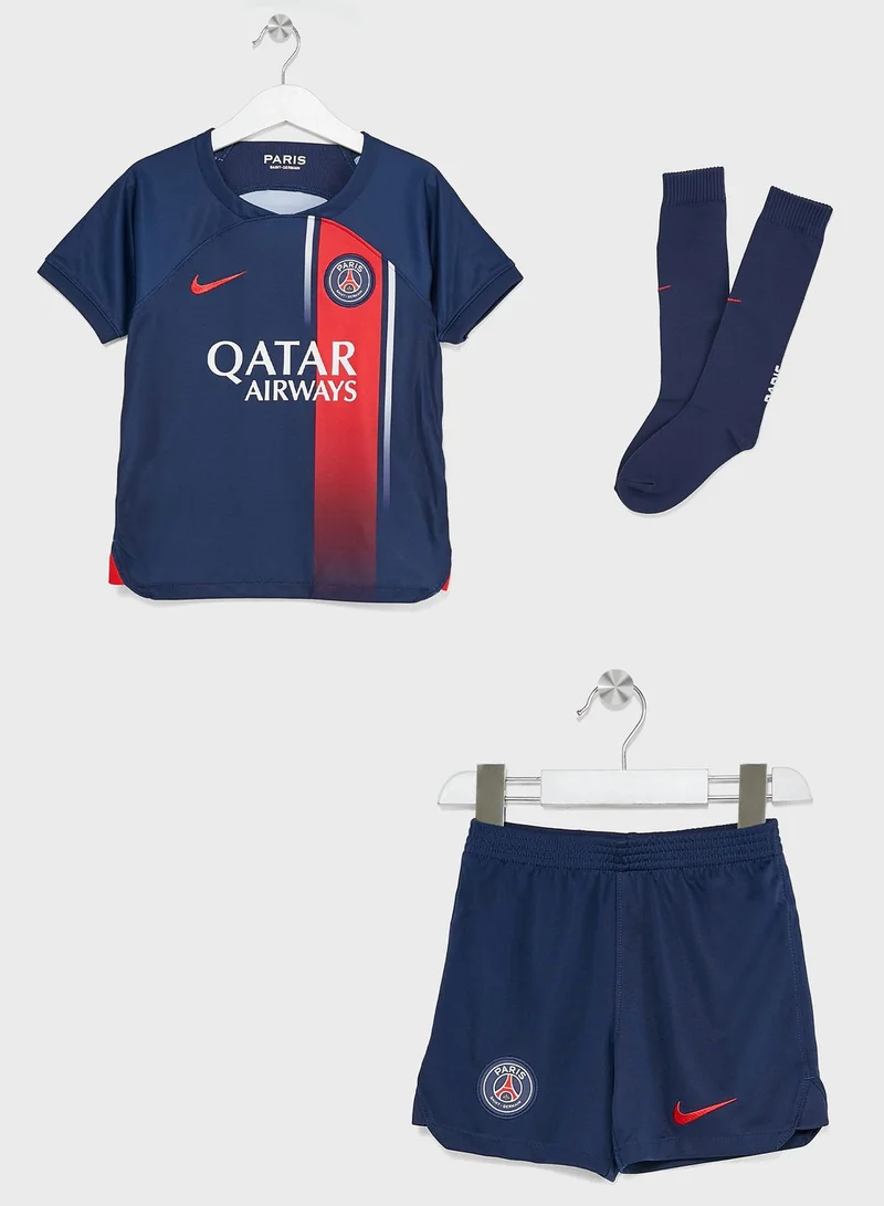Nike Kids Paris Saint Germain Dri-Fit Home Kit