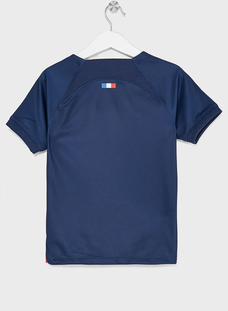 Nike Kids Paris Saint Germain Dri-Fit Home Kit