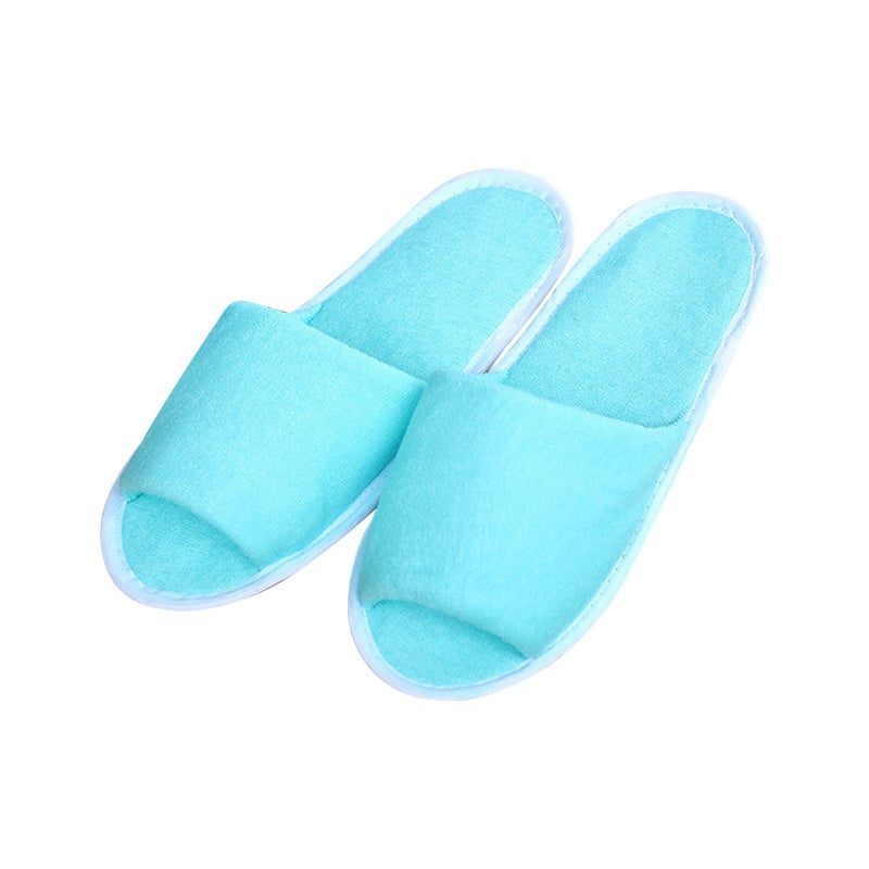 8 Pairs of Female Disposable Slippers Portable Folding Slippers for Travel Hotel ( ) - Image 3