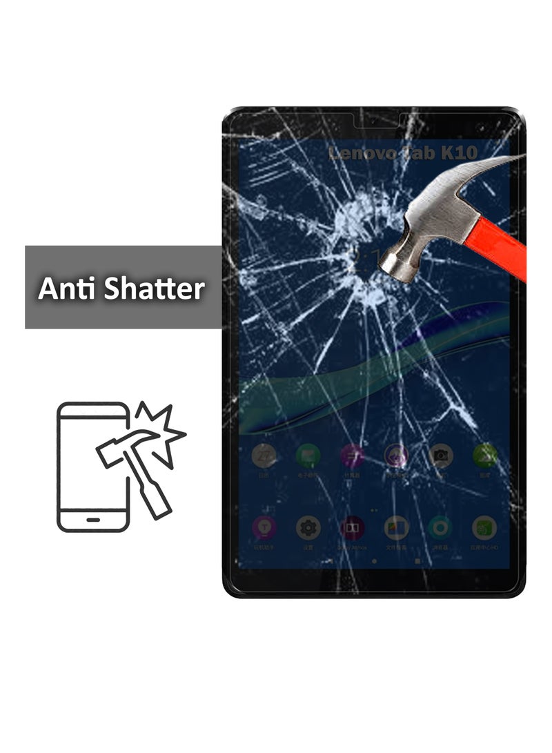 Lenovo Tab K10 10.3 inches Tempered glass Screen Protector - Clear - Image 2