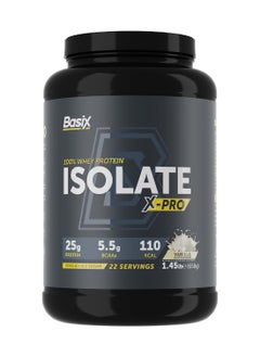 Basix Whey Protein Isolate X-Pro Vanilla Whip Flavour 1.45Lb 