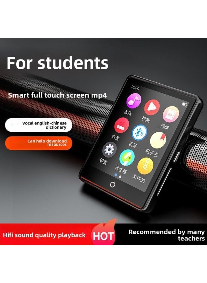 2024 Mp3 Full Screen Mp4 Walkman Student Music Player Mp5 Ultra-thin Practical External Version-Color:2.8inch Touch Screen [black Metal With Bluetooth] 16g-Capacity:Official Standard Configuration [ordinary Headphones] - Image 2