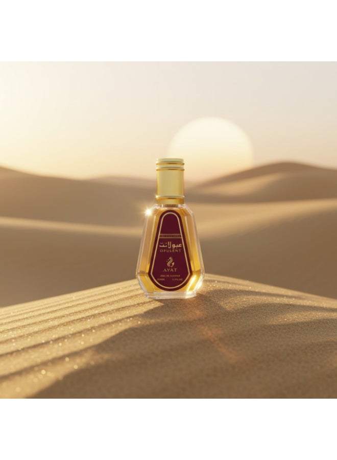 Ayat Perfumes Opulent Eau de Parfum 50 ml – Orange, Pear & Vanilla Orchid – Amber Gourmand, Long-Lasting Unisex Arabian Perfume, Made in Dubai - Image 3