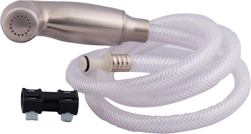 MOEN Stainless Replacement Kitchen Side Spray Head and Hose Assembly with Duralock Quick Connect, 136103SL - Image 1