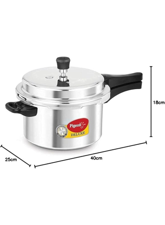 Pigeon Aluminium Pressure Cooker 5Lts with outer lid - Image 2