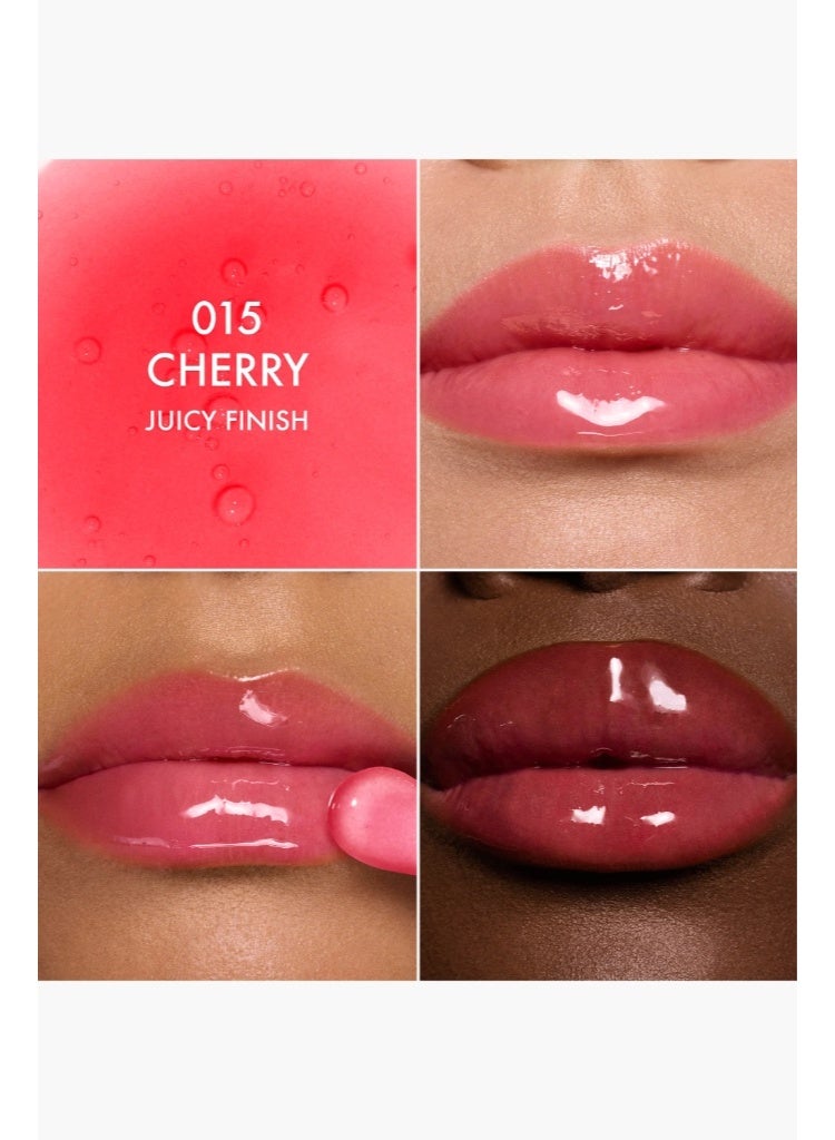 Dior Rouge زيت شفاه ديور أديكت جلو 015 كرز - Image 3