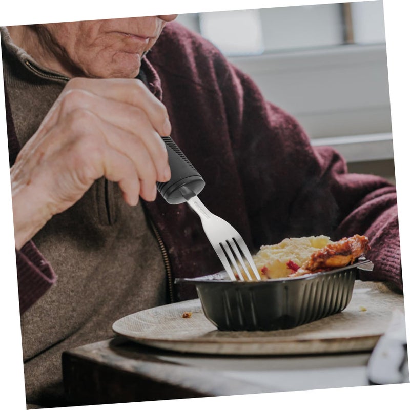 Adaptive Cutlery Set Non Slip Tableware for Elderly Disabled Lightweight Durable Easy to Clean - Image 4