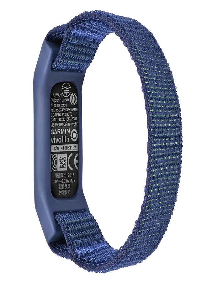 C2D JOY Sport Woven Nylon Strap Hoop&Loop Wristband Compatible with Garmin Vivofit 3 Tracker (Pink&Black)-Large (5.5-8.1in) - Image 5