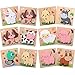 Capoda 12 Pack Farm Animal Wooden Puzzles Wood Farm Jigsaw for Toddlers Featuring Cow Sheep Pig and More Montessori Preschool Learning Games for Boys Girls Classroom Exchange Gifts Party Favors - Image 2