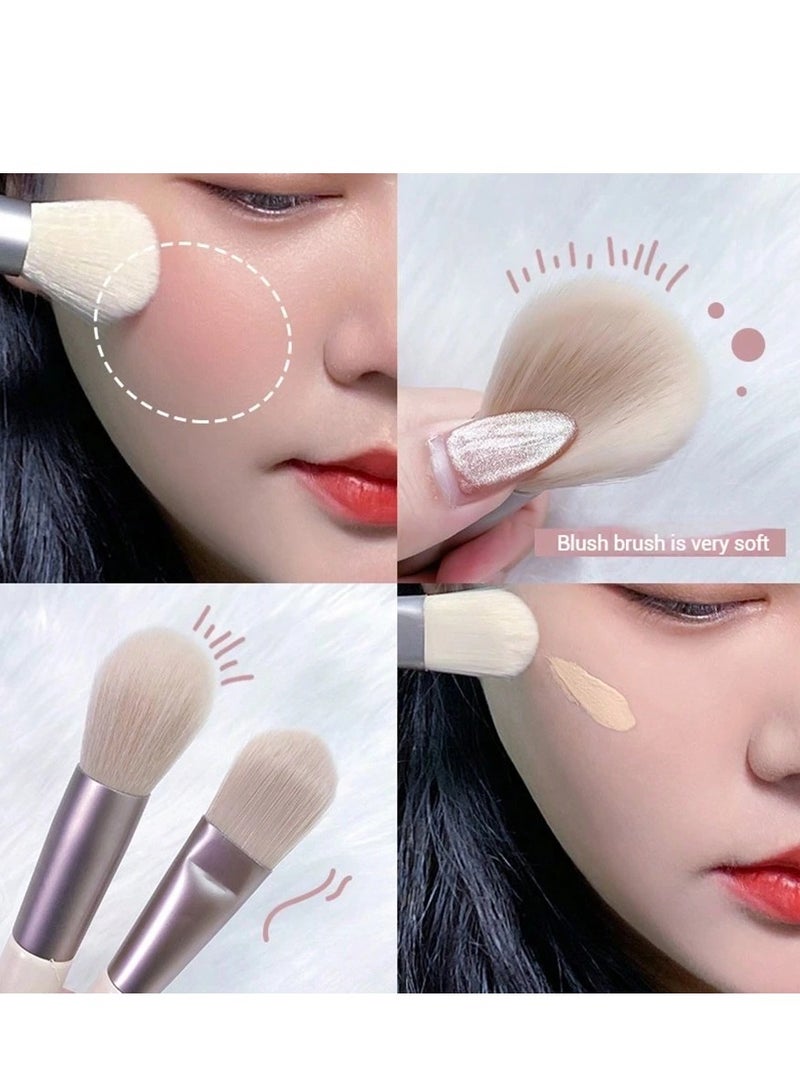 Shein 8 Piece Makeup Brush Kit – Eyeshadow & Blusher Brushes (Multi-Color) - Image 3