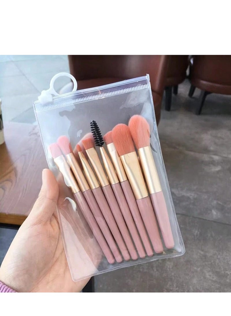 Shein 8 Piece Makeup Brush Kit – Eyeshadow & Blusher Brushes (Multi-Color) - Image 2