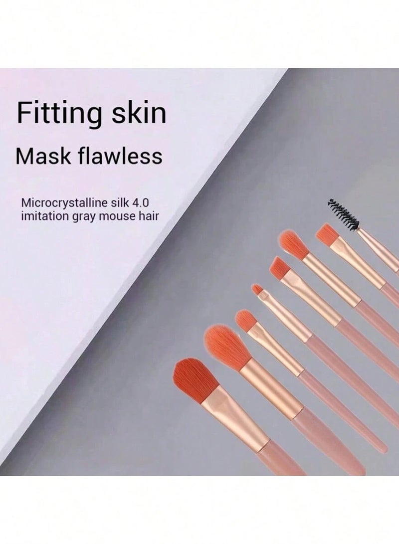 Shein 8 Piece Makeup Brush Kit – Eyeshadow & Blusher Brushes (Multi-Color) - Image 4