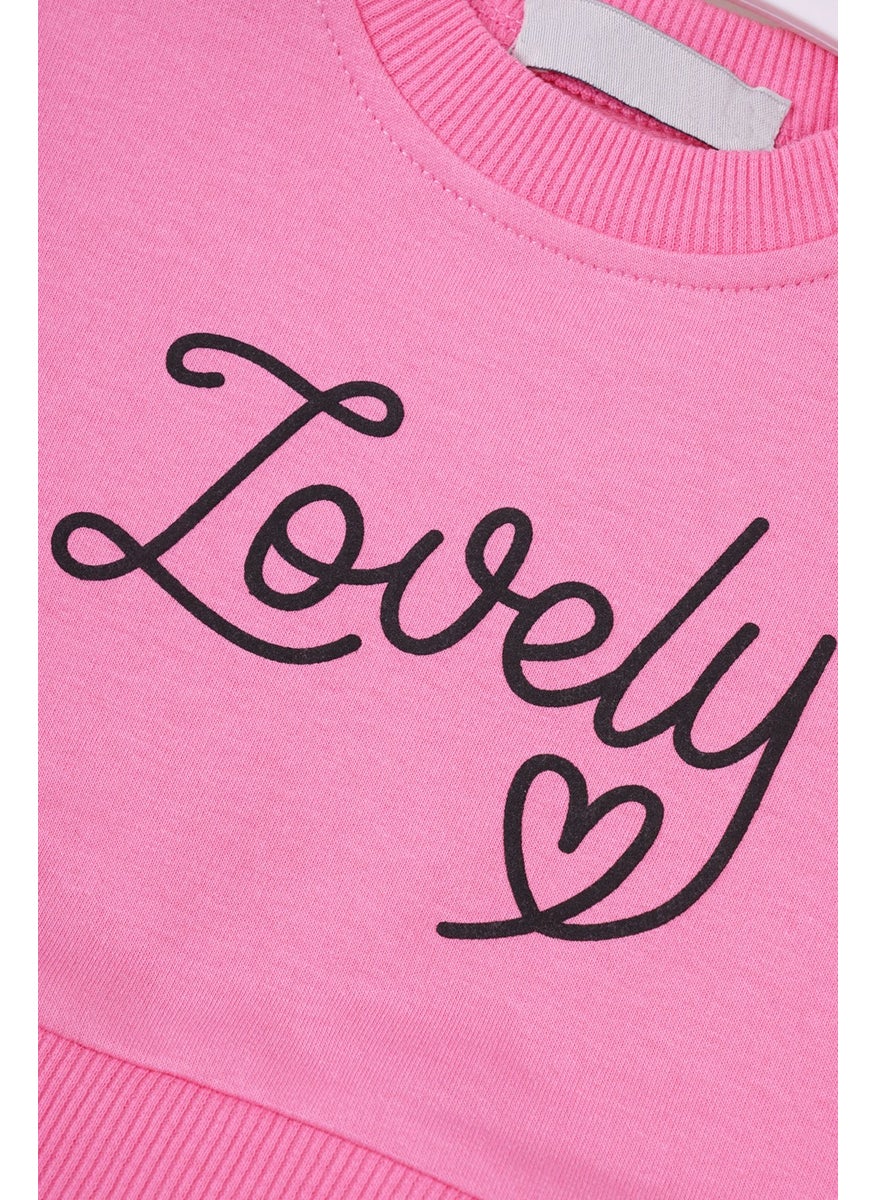 Zepkids - Girl Dark Pink Lovely Printed Skirt Plaid Dress - Image 1