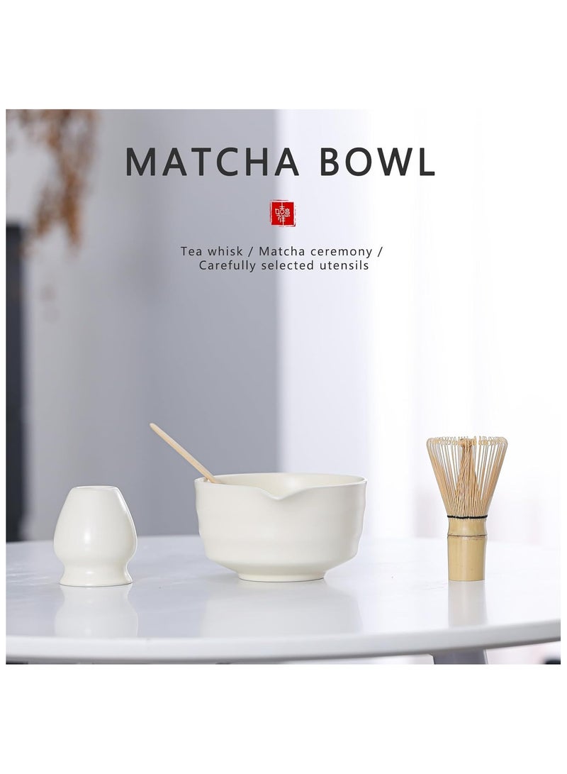 GuRiver 4PS Matcha Whisk Set Bamboo Matcha Tools for Stirring Matcha Tea Matcha Tea Tool Matcha Tea Set Traditional Tea Set Matcha Green Tea Makin - Image 2
