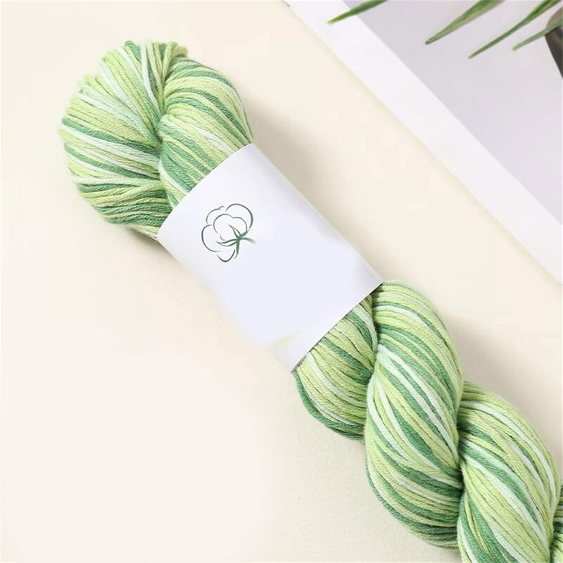 Artisanal Crafted Cotton Yarn Unique Color Gradients for Knitting Crochet Projects Soft Gentle Soft Cotton Yarn - Image 5