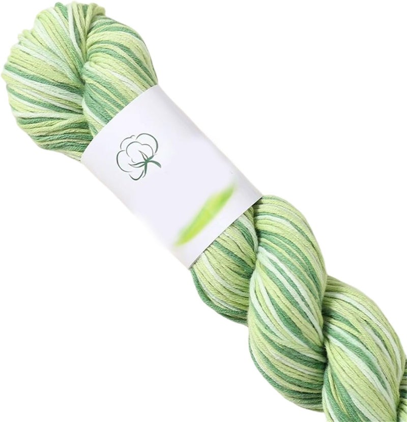 Artisanal Crafted Cotton Yarn Unique Color Gradients for Knitting Crochet Projects Soft Gentle Soft Cotton Yarn - Image 1