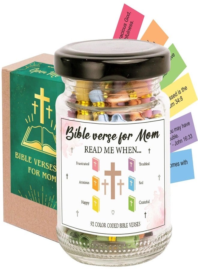 Musemory Mother Day, Christian Gifts for Mom, Birthday Gifts for Mom, Best Gift For Mom From Daughters, Son, Mothers Day Gift, Bible Verse Jar for Mommy - Image 1