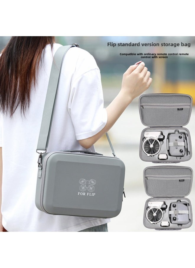 BKANO مناسبة لحقيبة تخزين DJI FLIP DJI FLIP الإصدار القياسي حقيبة تخزين صندوق حقيبة الظهر صندوق محمول - اللون: إصدار قياسي فليب حقيبة تخزين رمادية عالمية - الحجم: 31.4 × 21.9 × 9.9 سم