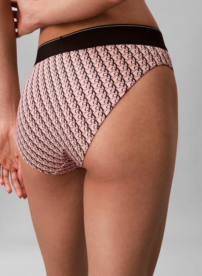 CALVIN KLEIN Logo Waistband High Rise Briefs - Image 5