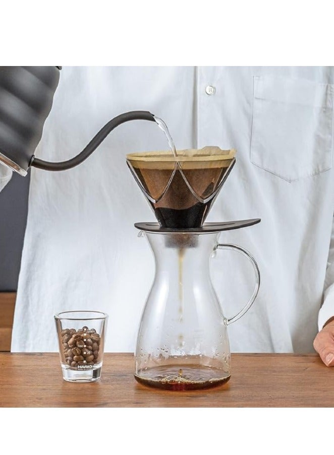 هاريو قمع v60 للقهوة المختصة قمع ترشيح موقين بلاستيك 02 - Image 5