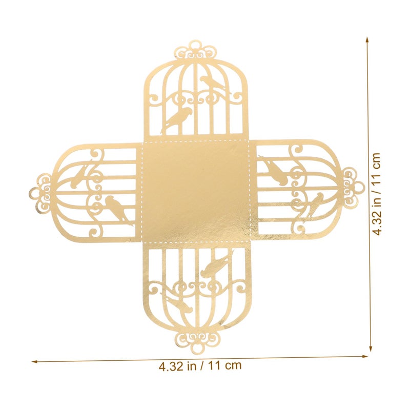 50 Pcs Elegant Hollow Chocolate Cups Wedding Muffin Wrappers For Parties Treats - Image 3