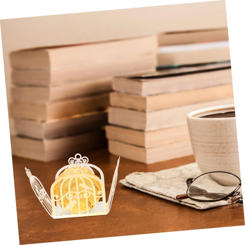 50 Pcs Elegant Hollow Chocolate Cups Wedding Muffin Wrappers For Parties Treats - Image 4