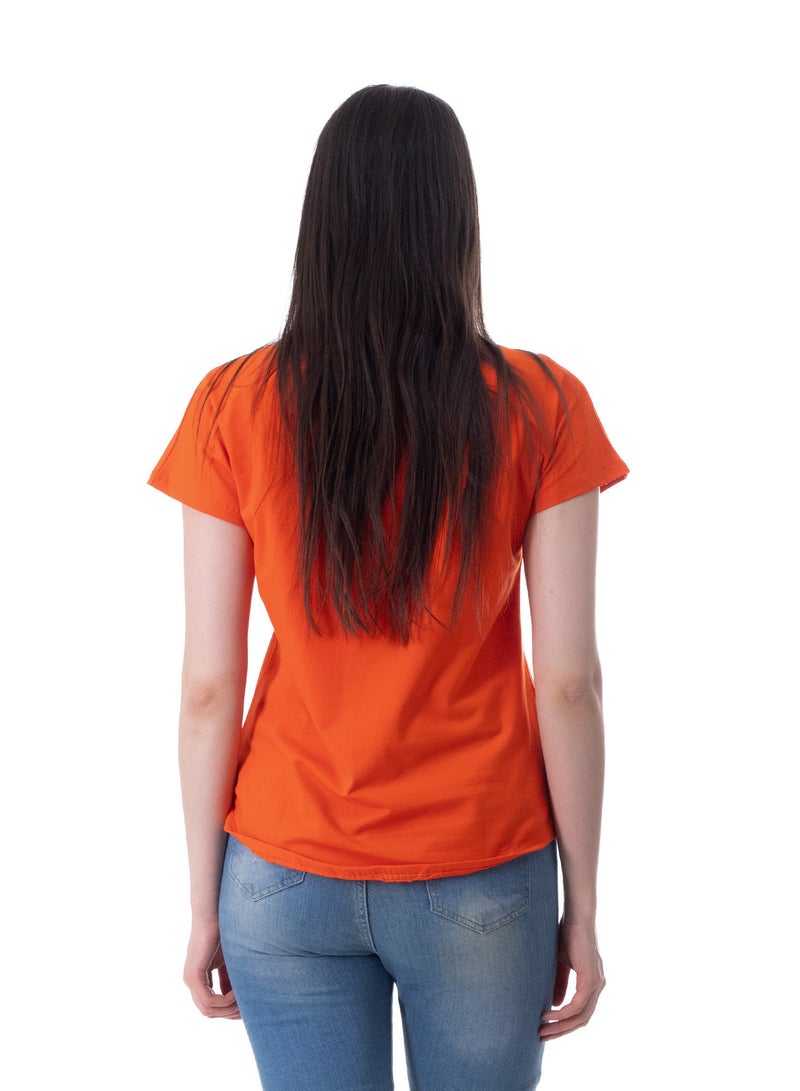 بيبو تيشيرت حريمي اكمام قصيرة مطبوع - Image 3