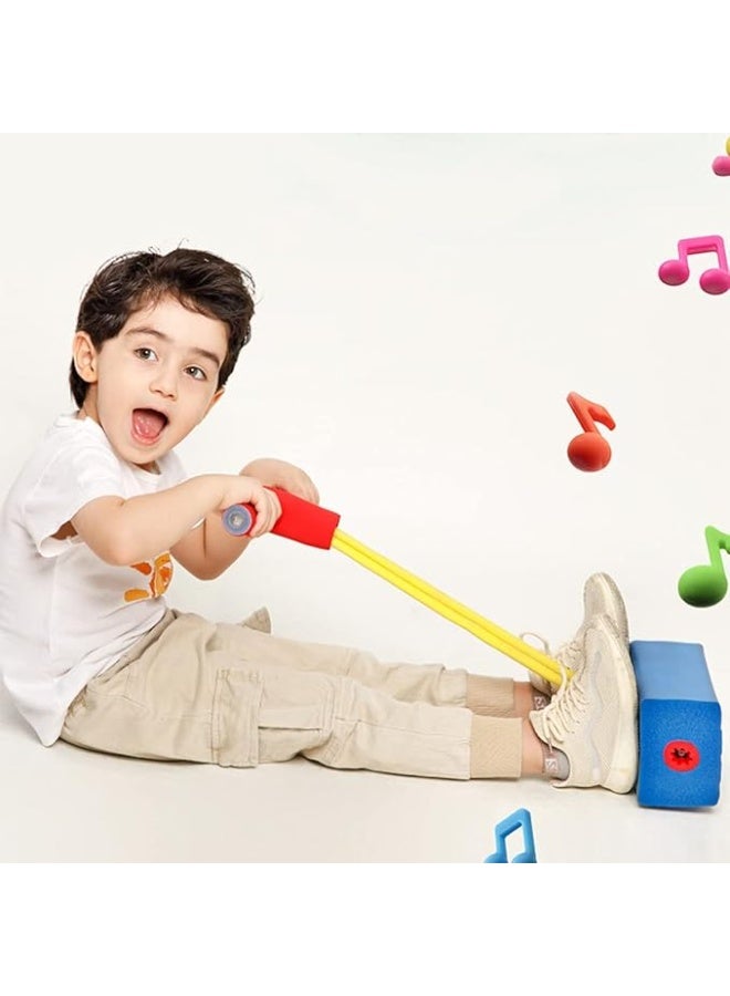 Educational Safe Fun Game Toy Foam Pogo Jumper for Kids, Toddler Training Pogo Sticks with Squeaky Sounds, Bouncy Toy for Boys and Girls, 250 Pound Capacity (blue) - Image 4