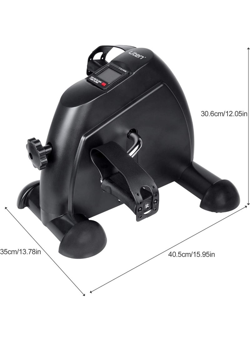 Mini Exercise Bike, TRUE FIT® Under Desk Bike Pedal Exerciser Portable Foot Cycle Arm & Leg Peddler Machine with LCD Screen Displays - Image 3