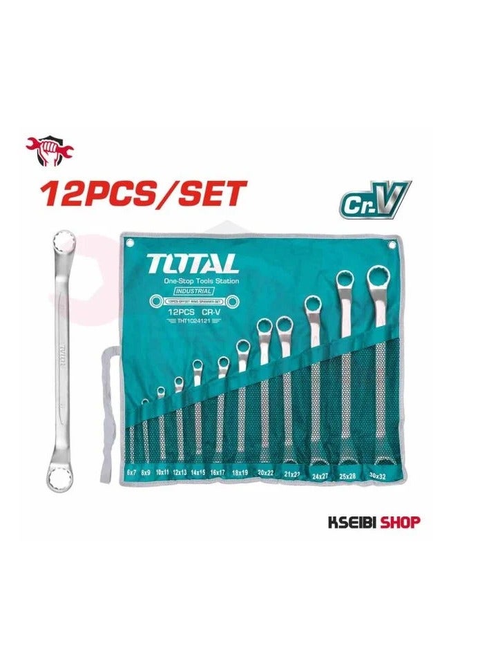 TOTAL 12-Piece 6-32mm Ratcheting Wrench Set - THT1024121 - Total