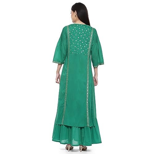 Biba Women Printed Flared Mix and Match(MNMASSORTED14780E_Green_32) - Image 4