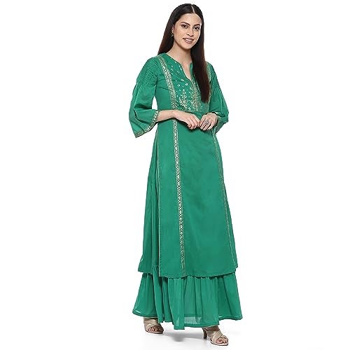 Biba Women Printed Flared Mix and Match(MNMASSORTED14780E_Green_32) - Image 3