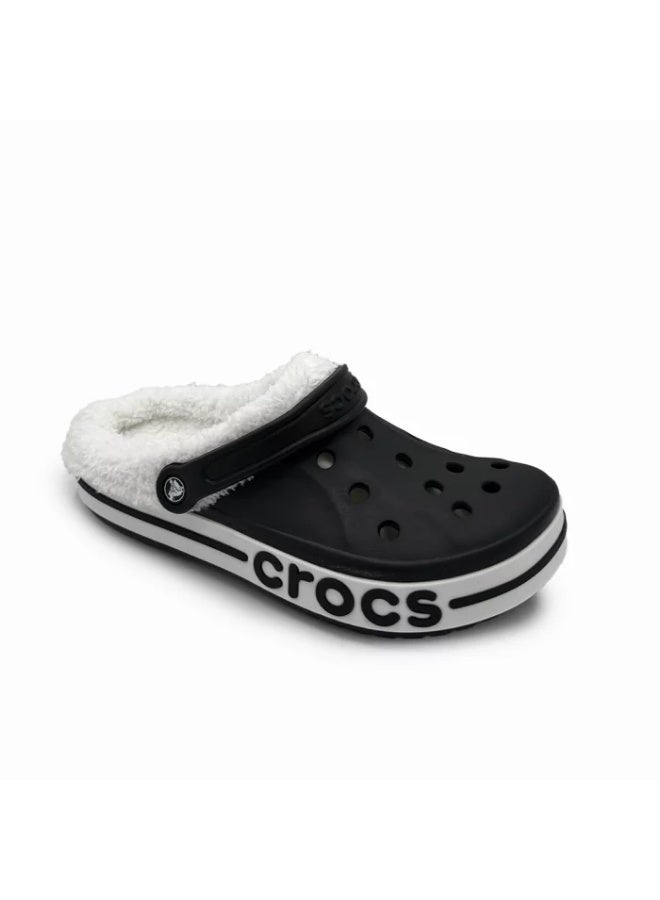 Crocs Bayaband Black Lined Clog - Image 1