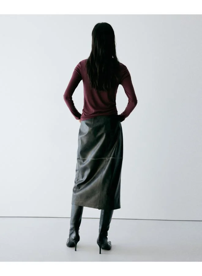 Mango Turtleneck T-Shirt