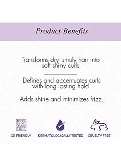 Curl Up Curl Defining Cream All In One Leave In Conditioner Moisturizes Enhances l Curl Definition & Provides Medium Hold to Dry Frizzy Wavy & Curly Hair 150g  - Image 5