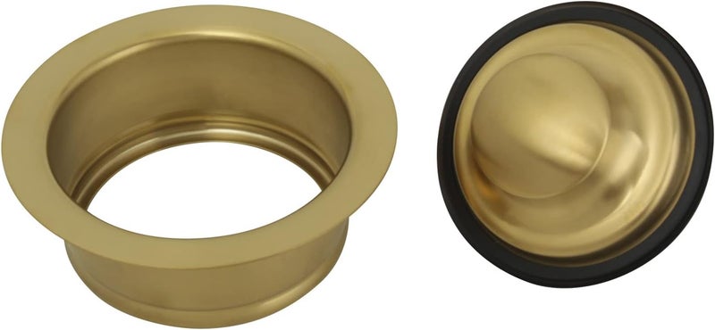 Akicon Kitchen Sink Brass Gold Finish Garbage Disposal Flange Stopper, One Size Disposal Rim, Fit 3-1/2 Inch Standard Sink Drain Hole - Image 5