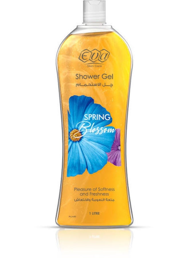 Eva Daily Body Care Package – 1 Liter Shower Gel Blossom Spring + Body Cream + Hand Wash Blossom Spring + Vaseline + Wet Wipes. - Image 2