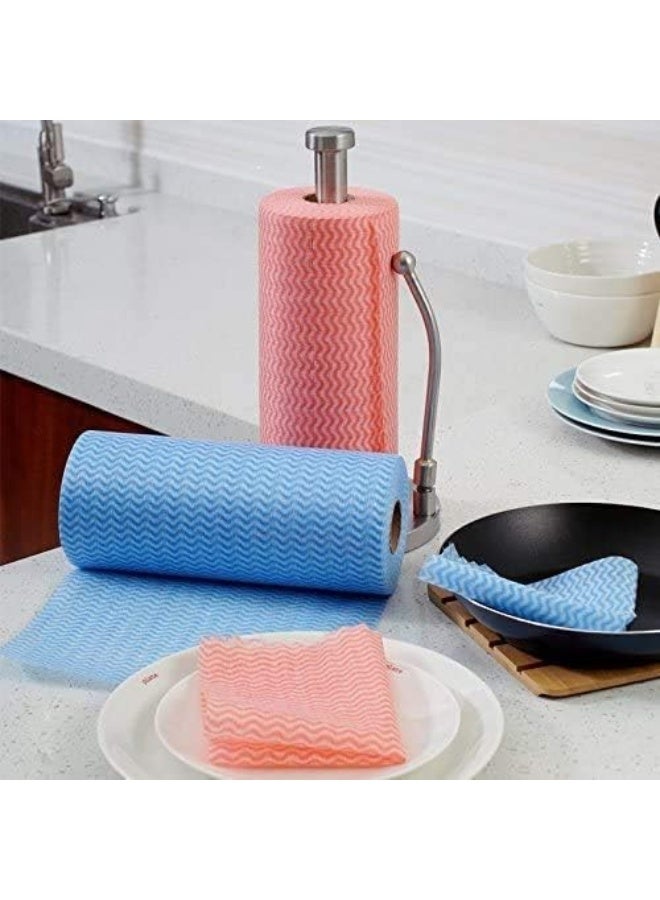 SKY-TOUCH 150Pcs/Roll Reusable Cleaning Wipe, Household & Kitchen Towels  - Image 4