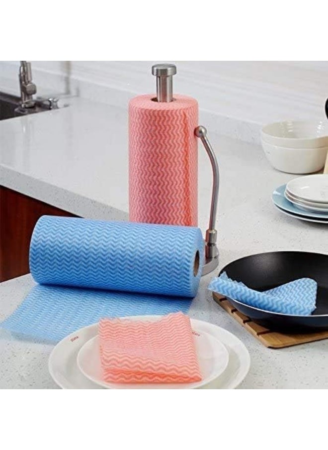 SKY-TOUCH - Reusable Cleaning Wipe Household Kitchen Towels Muliticolor 312 x 144 x 36cm - Image 1