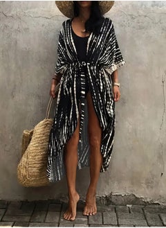 Stylish Tie Dye Open Front Long Kimono Swimsuit Cover Up for Women, Perfect Beach Resort Vacation Swimwear Shawl - pzsku/ZDFB74CCFA65C0AD074E8Z/45/_/1739545053/276d2a88-069d-48b0-94f7-447b307f26f1