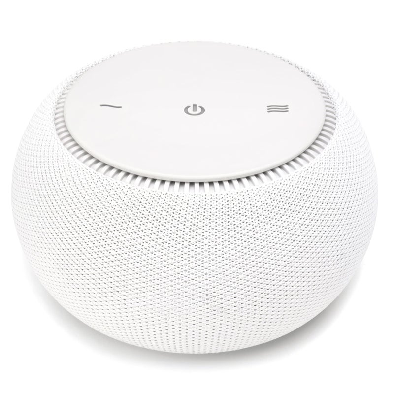 SNOOZ Pro Smart White Noise Machine Travel Case Real Fan Inside NonLooping White Noise Adjustable Tone Volume AppBased Remote Control Sleep Timer Cotton