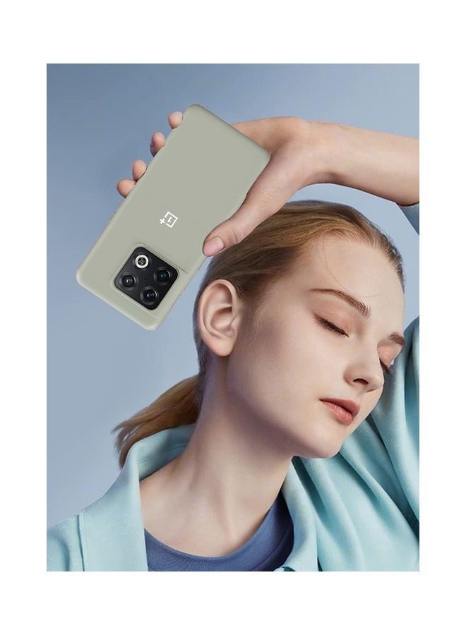 نيبمينينت غطاء حماية واقٍ للهاتف بالكامل بتصميم مرن ورفيع للغاية ومضاد للصدمات من السيليكون السائل لهاتف ون بلس 10 برو مقاس 6.7 بوصة رمادي - Image 4