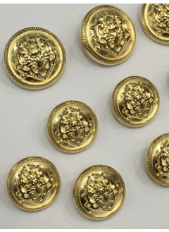 Karan Tuhafiye Karan Haberdashery Blazer Jacket Button Set Gold  - Image 2