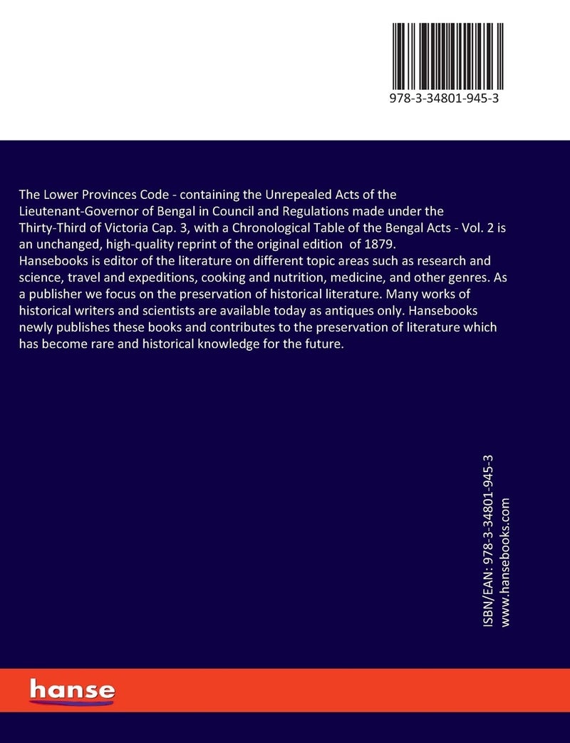 قانون المقاطعات السفلى: يحتوي على القوانين غير الملغاة للواء-ج - Image 2