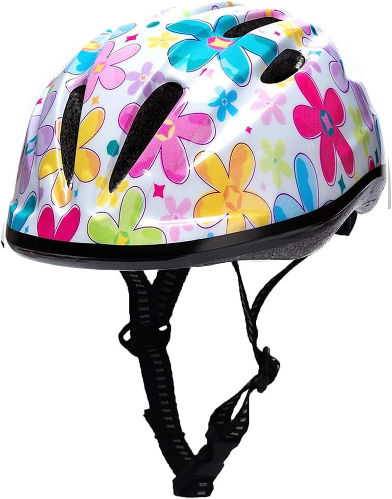 BeBeFun Girl Helmet for Bike,Kids Bike Pink Helmet for Girls Approximately Ages 3-10 Years Adjuastable and Multi-Sport, from Toddler to Kids CPSC Certicated - Image 1