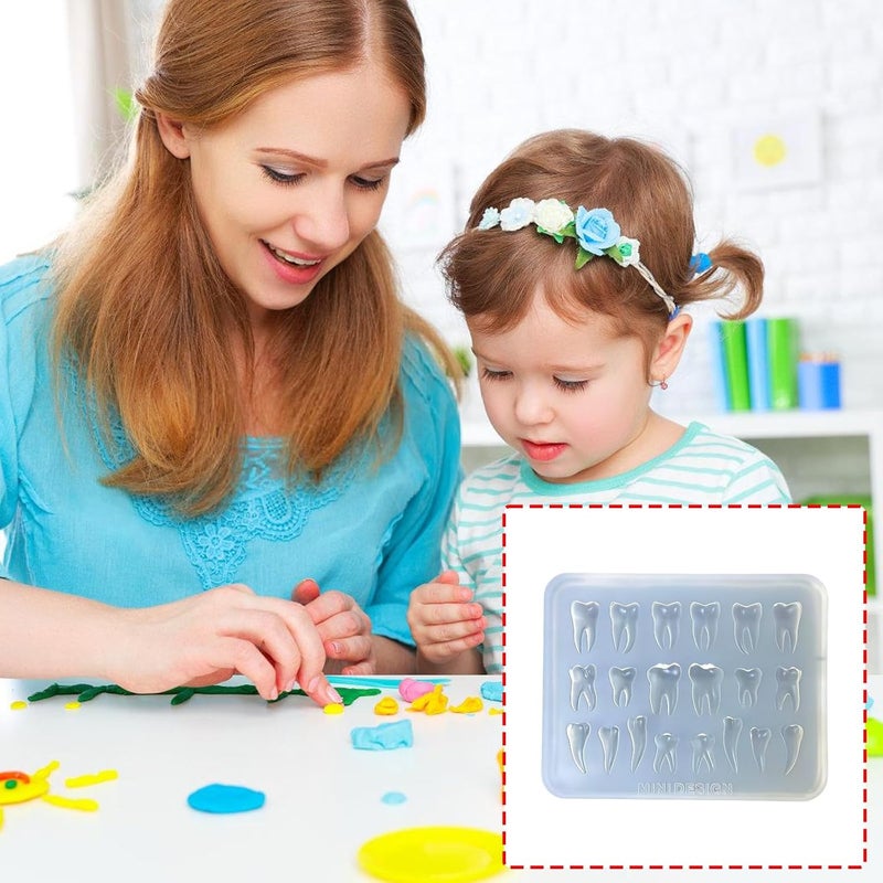Flexible Silicone Teeth for Dentals Accessories Crafting Featuring Heat Resistance and Easy - Image 2